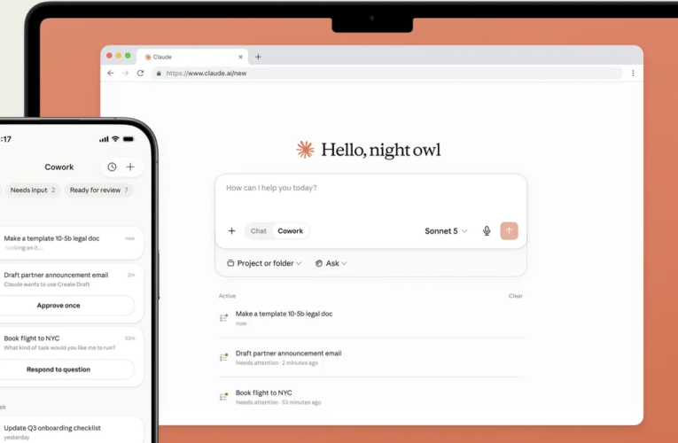 Shut Those Laptops! Anthropic Puts Its Claude Cowork Agent on Your Phone