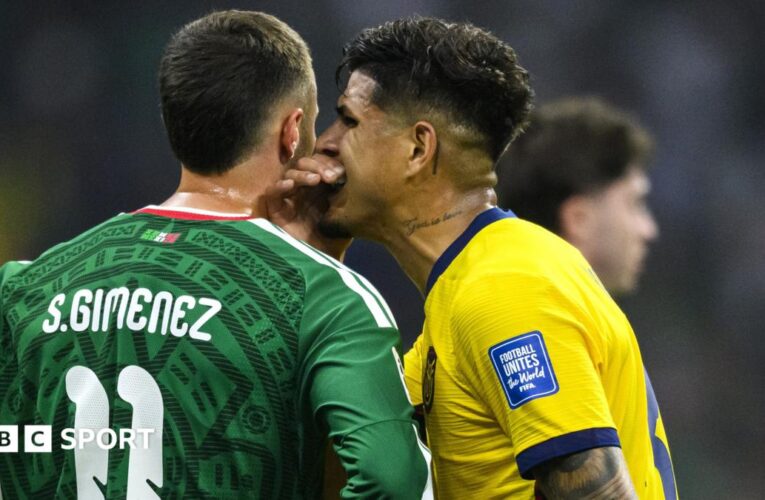 World Cup 2026: Ecuador’s Piero Hincapie sent off for covering mouth